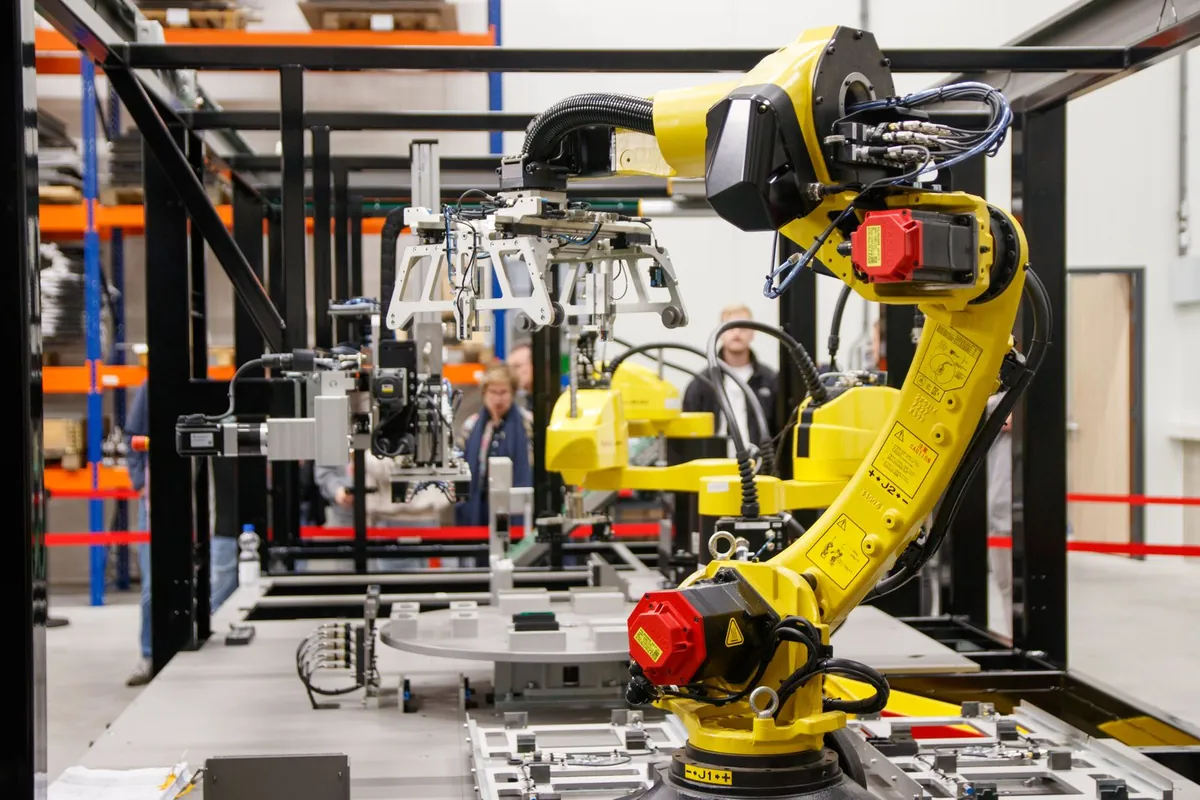 Robotics and automated equipment in a technical workspace