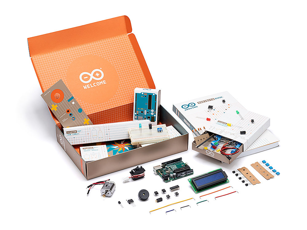 Arduino Starter Kit with board and components