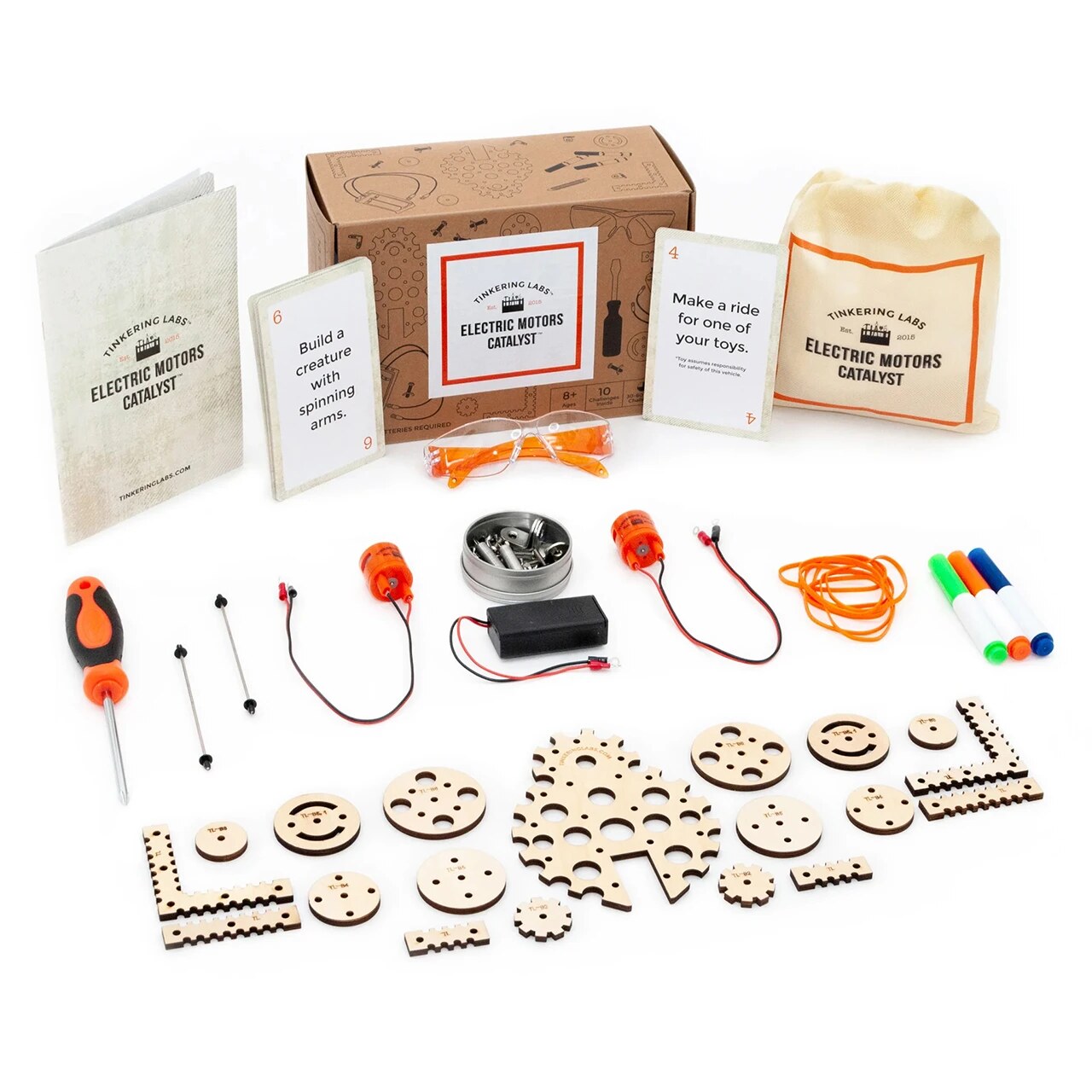 Tinkering Labs Electric Motors Catalyst kit