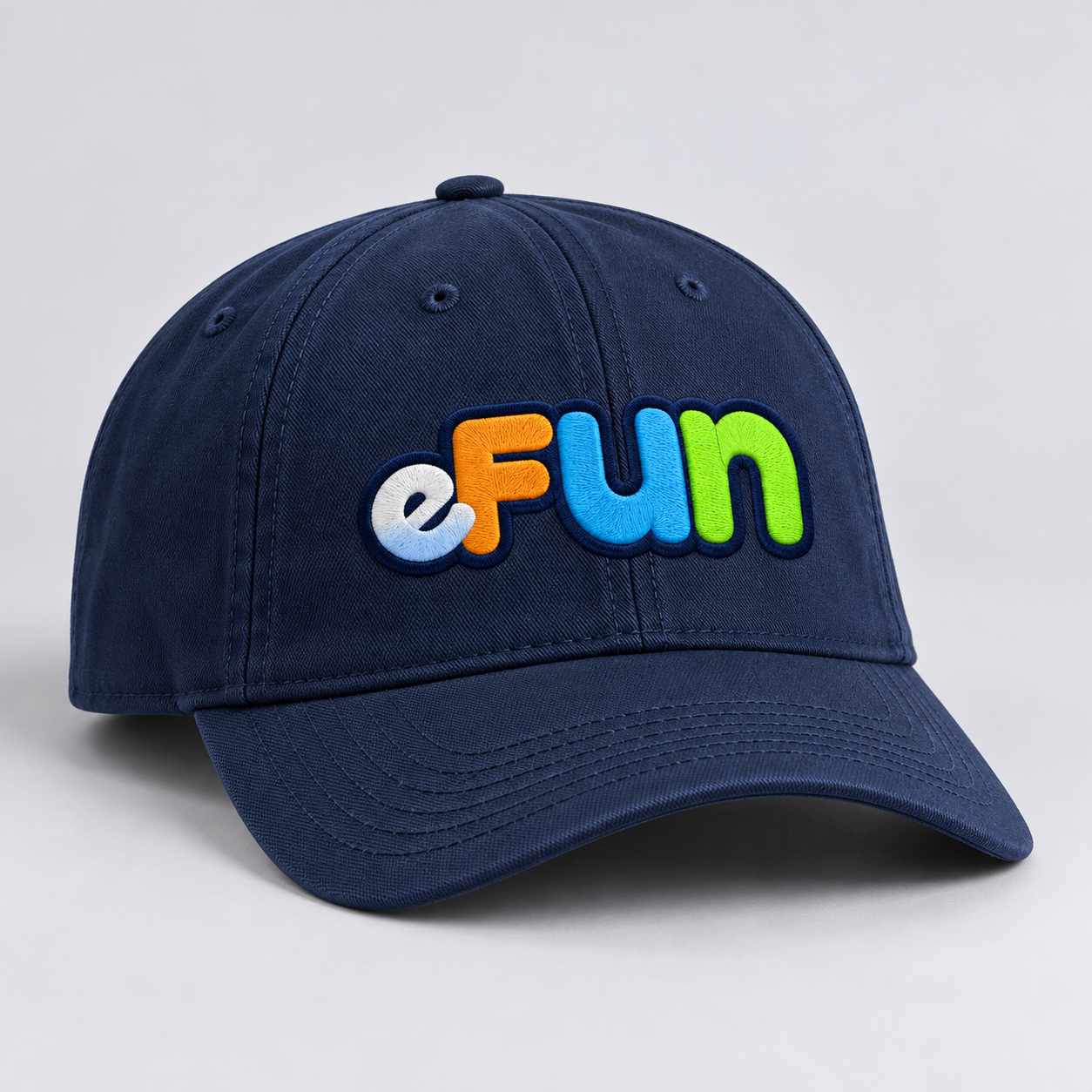 Navy Engineered Fun logo baseball hat